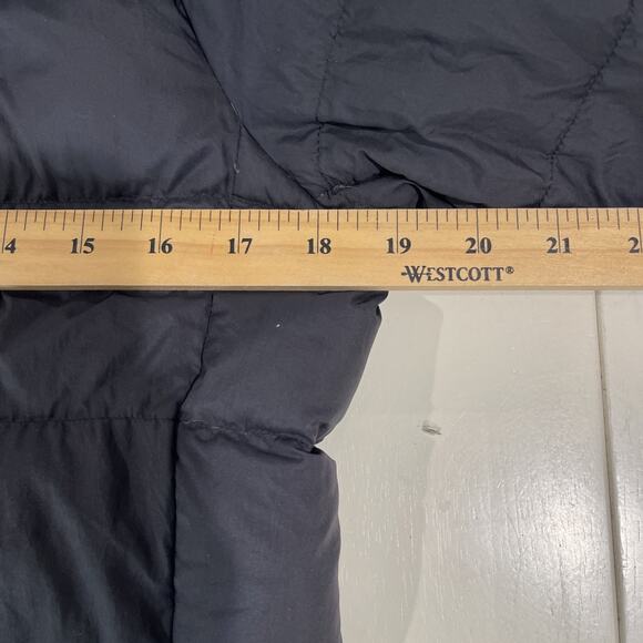 Uniqlo Ultra Light Down Womens M Black Packable Puffer Jacket No Hood Mock FLAW - Picture 10 of 13